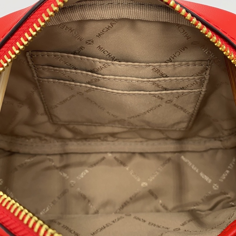 MICHAEL KORS ROSE SM OVAL CAMERA XBODY DR SANGRIA - Picture 10 of 16